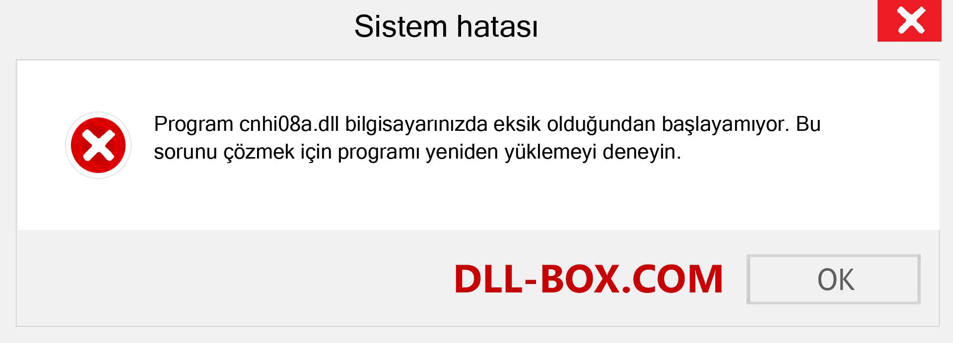 cnhi08a.dll dosyası eksik mi? Windows 7, 8, 10 için İndirin - Windows'ta cnhi08a dll Eksik Hatasını Düzeltin, fotoğraflar, resimler